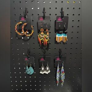 Paparazzi Beaded Earring Set 6 pairs included
